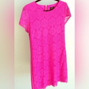 Gorgeous Fuchsia Lace Dress